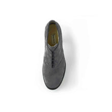Load image into Gallery viewer, Cross Sword mens high heel Antony shoe in Steel Grey from the top