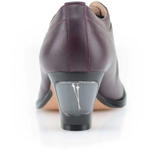 Load image into Gallery viewer, Cross Sword mens high heel Brian shoe in Oxblood from the back