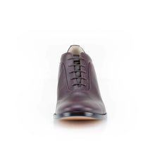 Load image into Gallery viewer, Cross Sword mens high heel Brian shoe in Oxblood from the front
