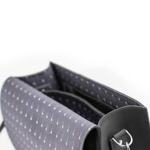 Load image into Gallery viewer, Leather Messenger bag black