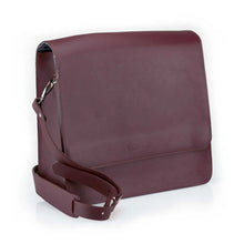 Load image into Gallery viewer, Leather Messenger bag oxblood
