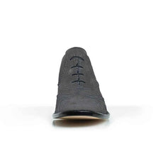Load image into Gallery viewer, Cross Sword mens high heel Jav shoe in Steel Grey from the front