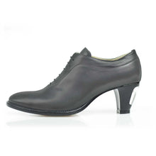 Load image into Gallery viewer, Cross Sword mens high heel Brian shoe in Steel Grey from the side