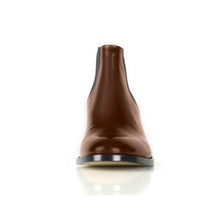 Load image into Gallery viewer, Cross Sword mens high heel Jason shoe in Mahogany from the front