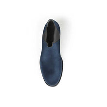 Load image into Gallery viewer, Cross Sword mens high heel Jason shoe in Ocean Blue from the top