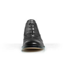 Load image into Gallery viewer, Cross Sword mens high heel Jav shoe in Black from the front
