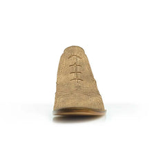 Load image into Gallery viewer, Cross Sword mens high heel Jav shoe in Dessert Suede from the front