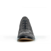 Load image into Gallery viewer, Cross Sword mens high heel Antony shoe in Steel Grey from the front
